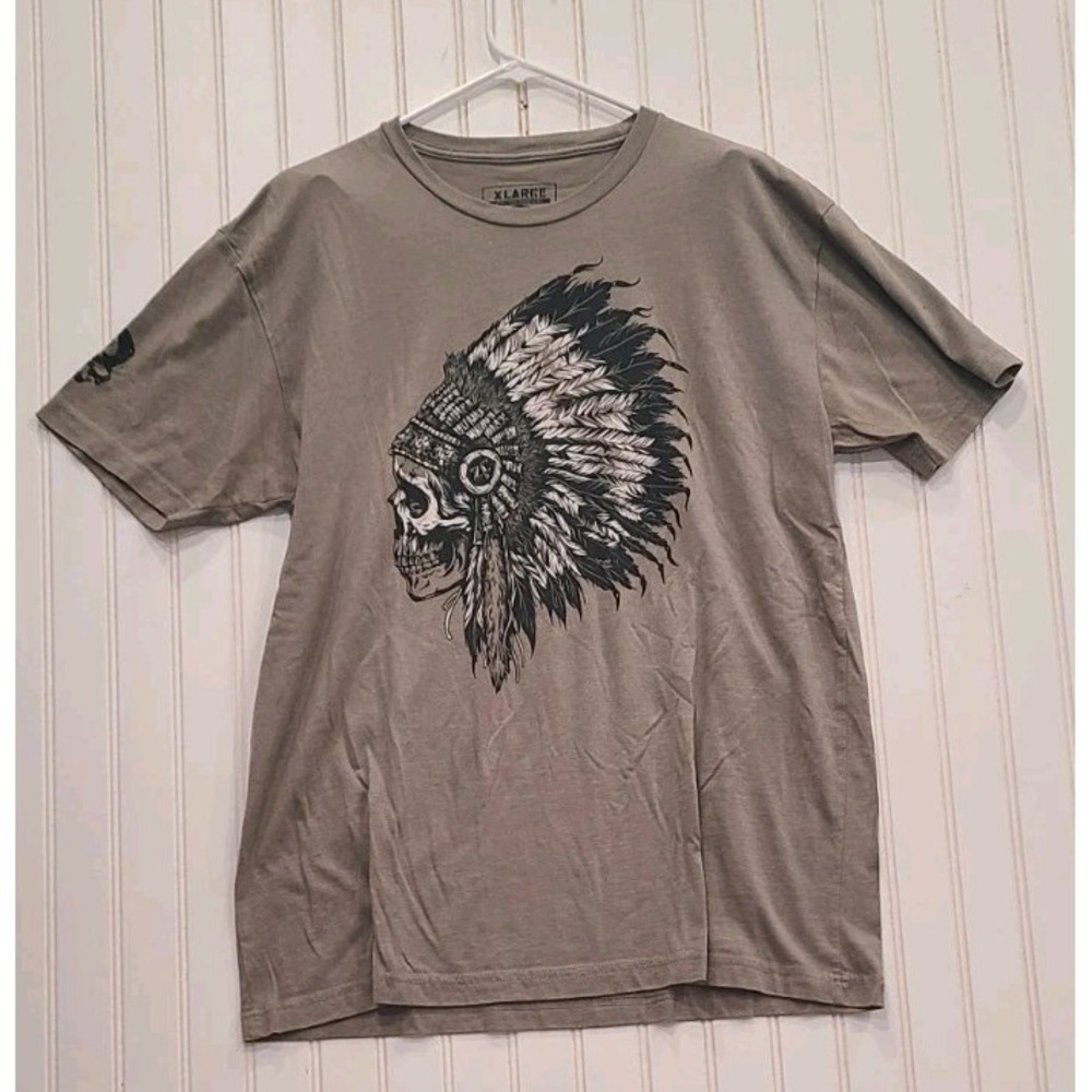 Zero Foxtrot T Shirt Mens XL Skull Skeleton Indian Military Head Solider Tee